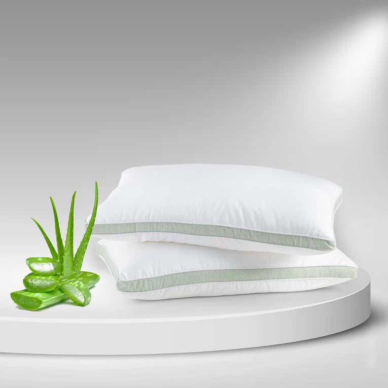 Spread Spain Aloevera Gel Coated Anti Allergic Pillow 45 X 68 X 19 cms.