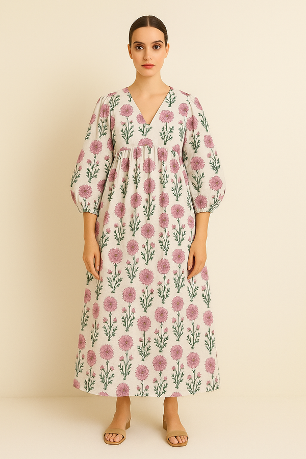 Lolita Floral Printed Long Dress