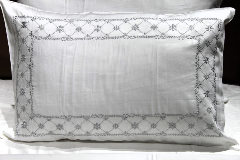 260 X 240 cms. Embroidered Duvet Cover Set of 5 D14