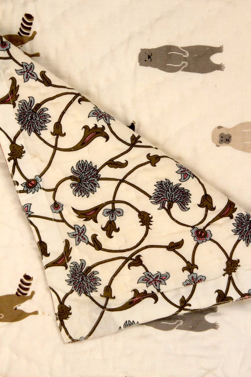 Paisley Design Bed Cover/Spread Pure Cotton