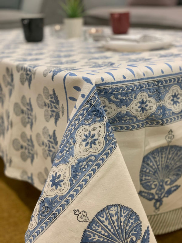 Peacock Blues Table Linen